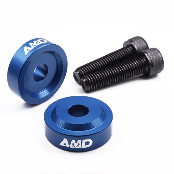 AMD Aprilia Tuono V4R 1000, V4 1100 RR + Factory, V4 1100 Factory 2021>  Bar Risers +10mm - Blue