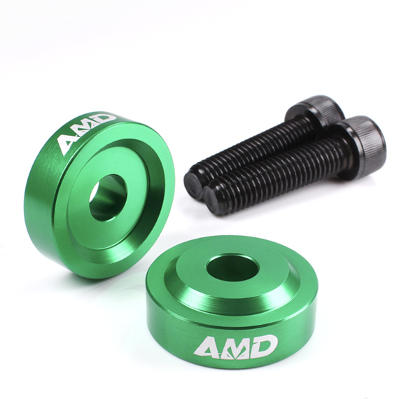 AMD Aprilia Tuono V4R 1000, V4 1100 RR + Factory, V4 1100 Factory 2021>  Bar Risers +10mm- Green
