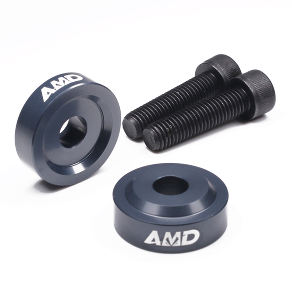 AMD Aprilia Tuono V4R 1000, V4 1100 RR + Factory, V4 1100 Factory 2021>  Bar Risers +10mm  - Gunmetal Grey