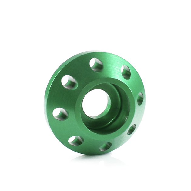 AMD M6 Aluminium Drilled Cone Washer 22mm OD / Green