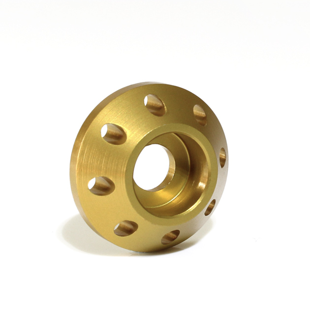 AMD M6 Aluminium Drilled Cone Washer 22mm OD / Gold