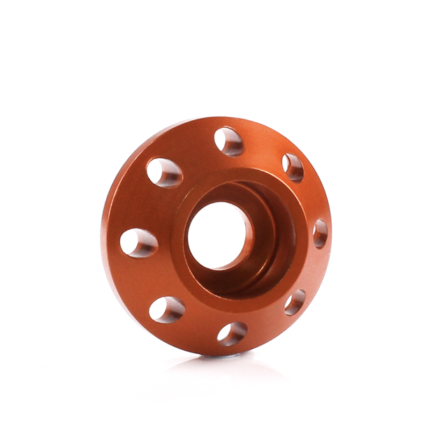 AMD M6 Aluminium Drilled Cone Washer 22mm OD / Orange