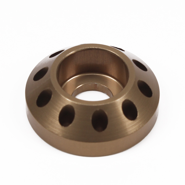 AMD M8 Aluminium Drilled Cone Washer 26mm OD / Bronze