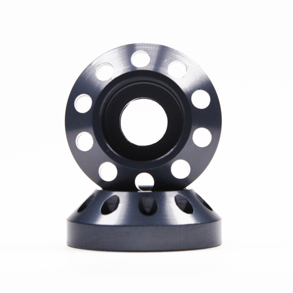 AMD M8 Aluminium Drilled Cone Washer 26mm OD / Gunmetal Grey