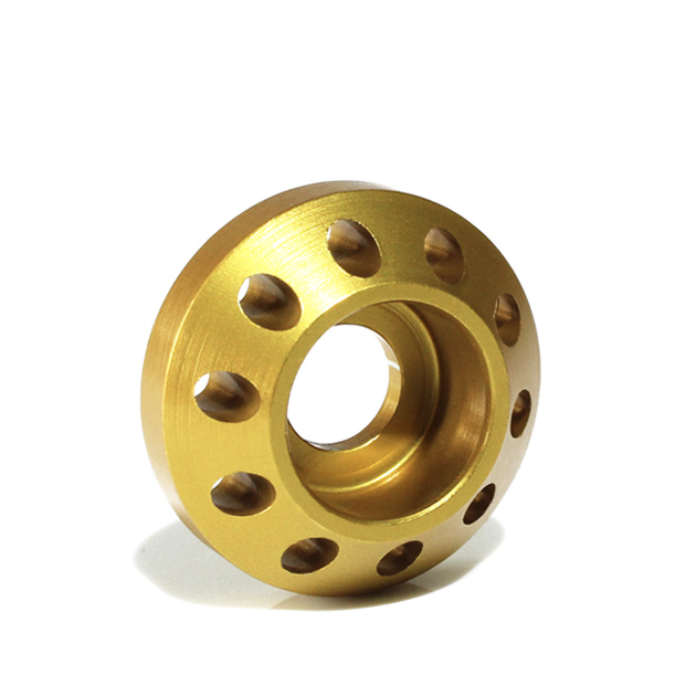 AMD M8 Aluminium Drilled Cone Washer 26mm OD / Gold