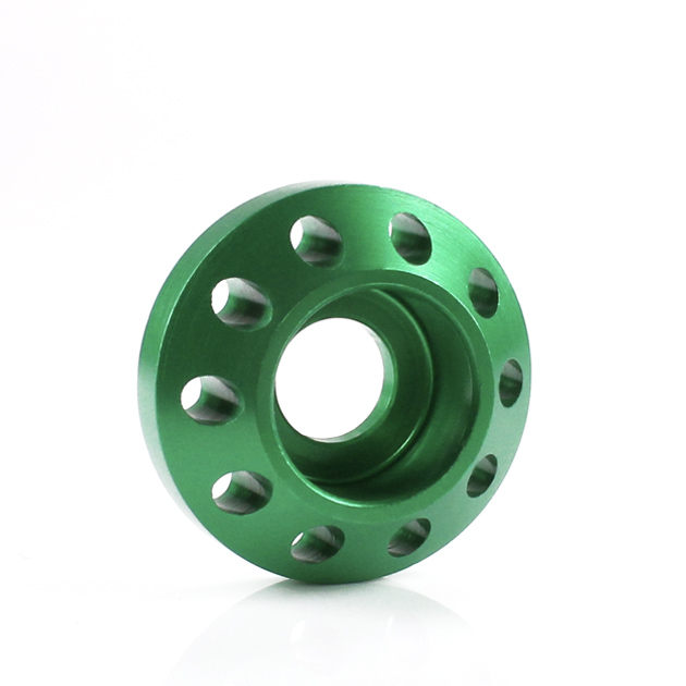 AMD M8 Aluminium Drilled Cone Washer 26mm OD / Green