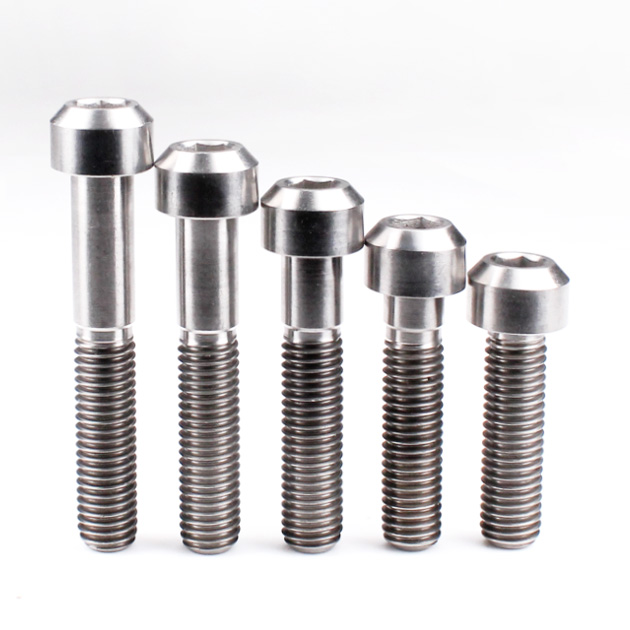 Titanium Chamfer Socket Cap Head Bolts M8  30 35 40 45 50mm Polished