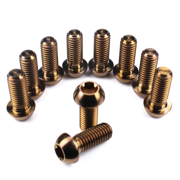 Ducati / Aprilia Titanium Front Disc Torx Head Bolts M8 (1.25mm) x 20mm Bronze Qty x 10