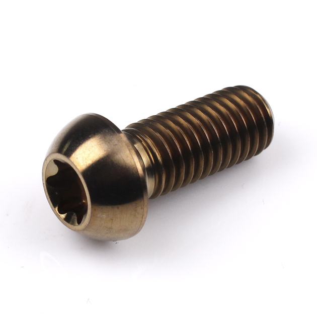 Ducati / Aprilia Titanium Front Disc Torx Head Bolt M8 (1.25mm) x 20mm Bronze 