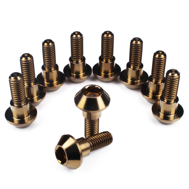 Yamaha Titanium Front Disc Bolts M6 (1.00mm) x 20mm Bronze Qty x 10